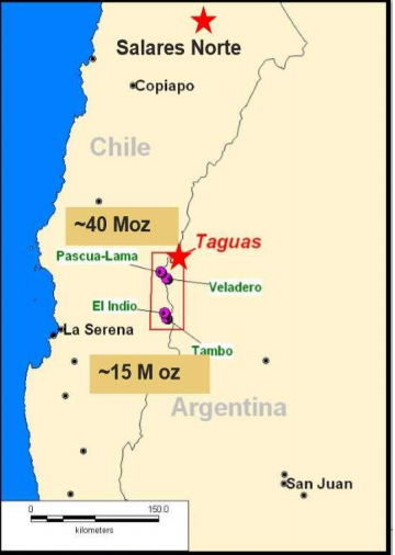 El Proyecto Taguas tiene una extensión de 3.273 hectáreas